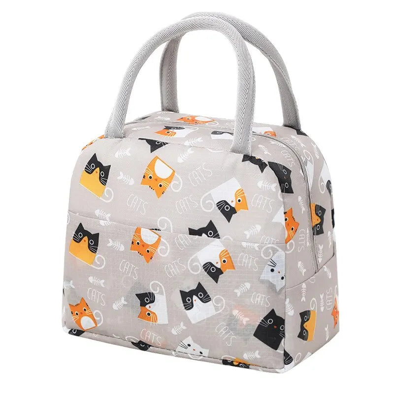 Cartoon Insulated Kids Lunch Bag