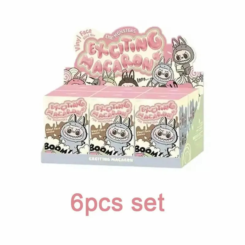 Labubu Macaron PVC Blind Box Keychain