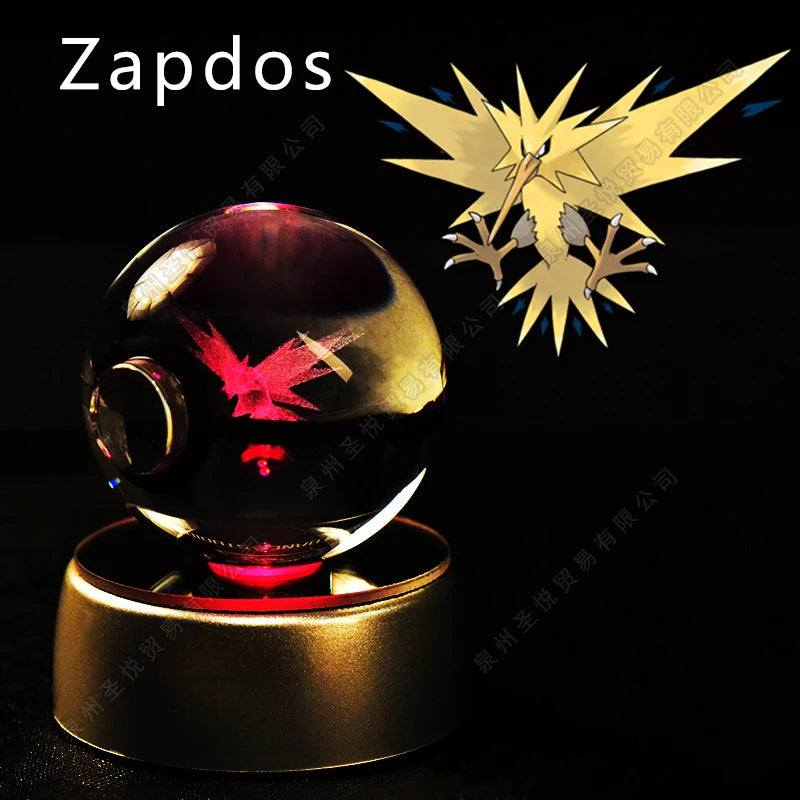 3D Pokémon Crystal Ball Lamp