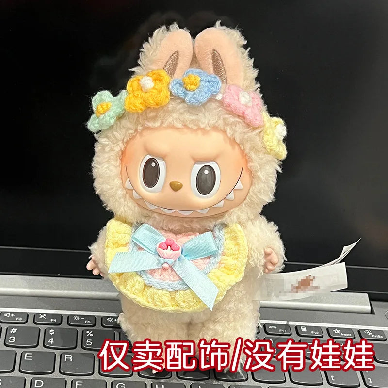 Labubu Bib & Hairband Outfit Set