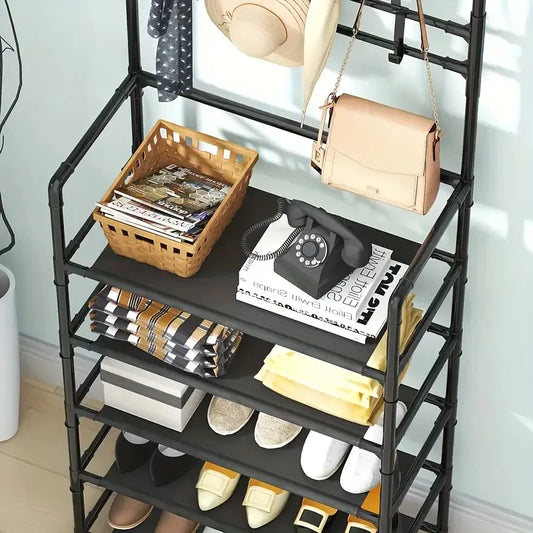 Entryway Clothes & Shoe Rack