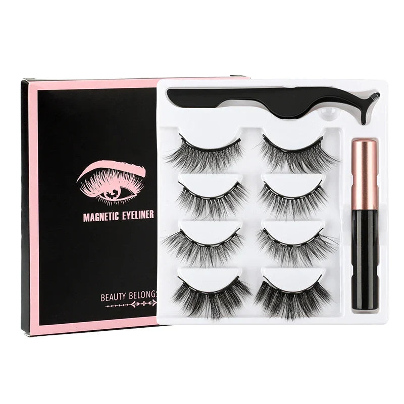 Magnetic Mink Eyelashes Set