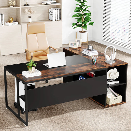 Tribesigns 71-Inch L-Shaped Desk