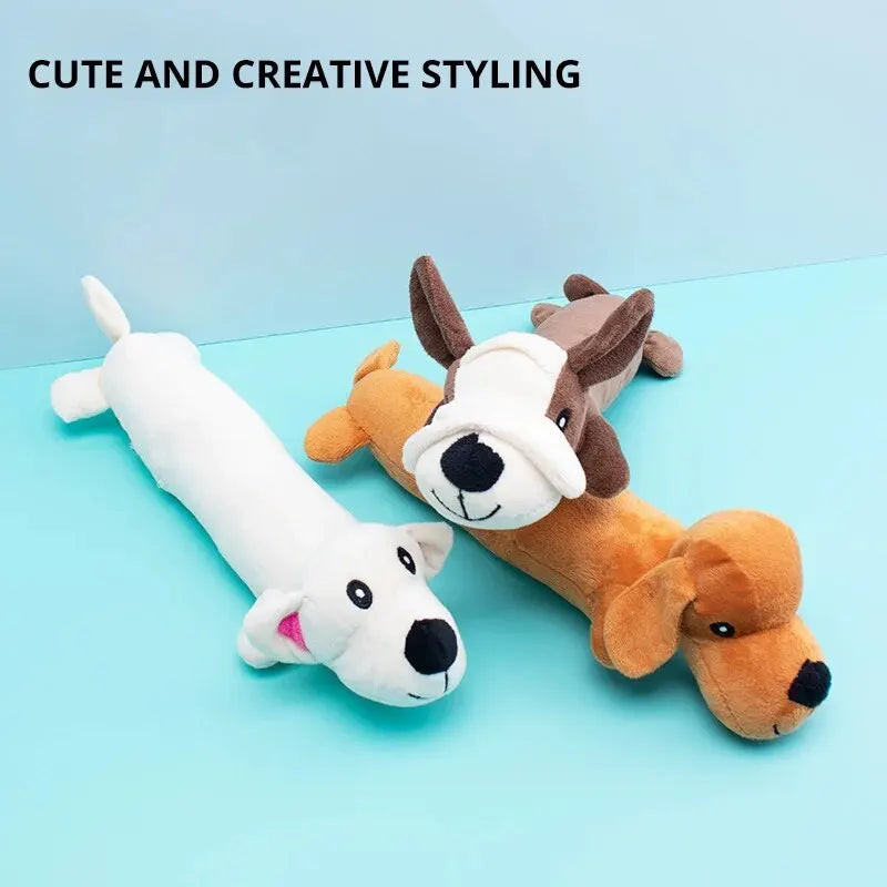 Interactive Squeaky Molar Dog Toy