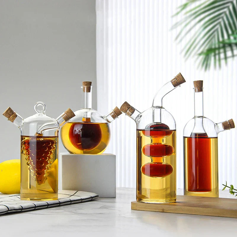 2-in-1 Glass Oil Jug