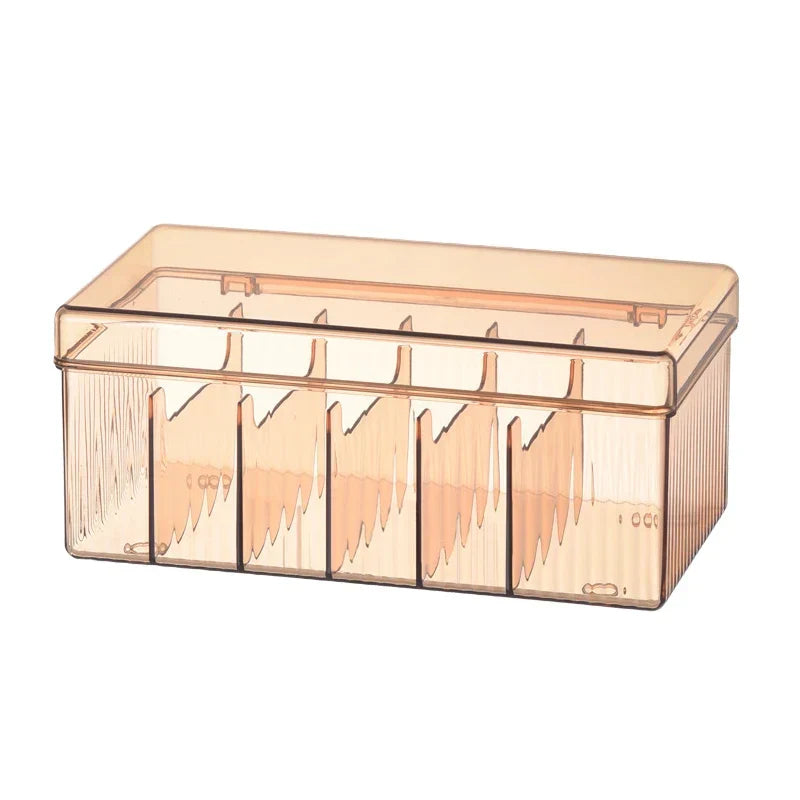 Transparent Eyelash and Swab Organizer