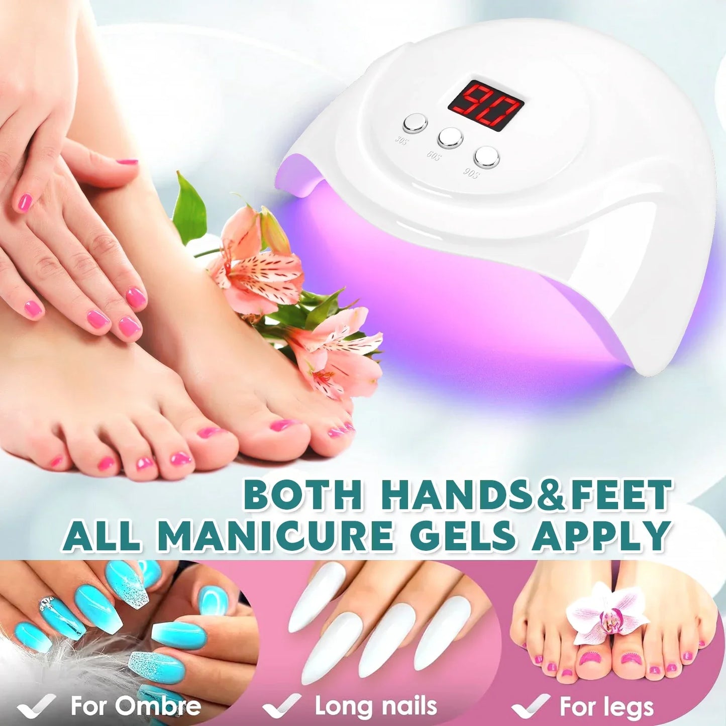 72W Professional UV Nail Lamp