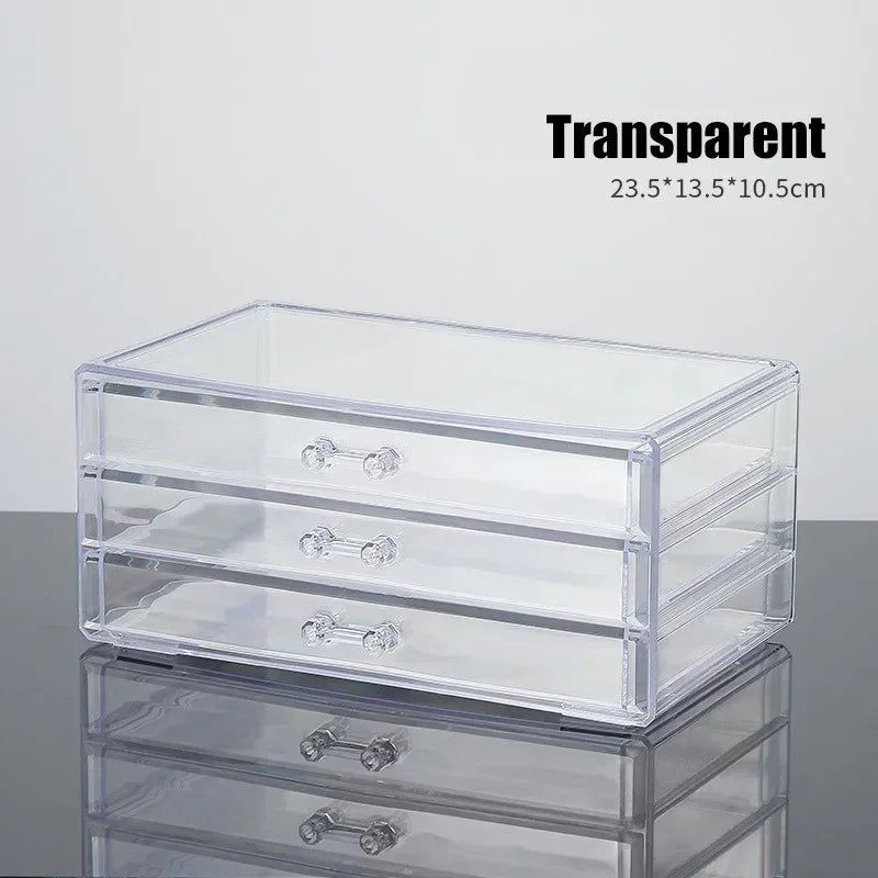 Acrylic Four-Drawer Makeup Organizer
