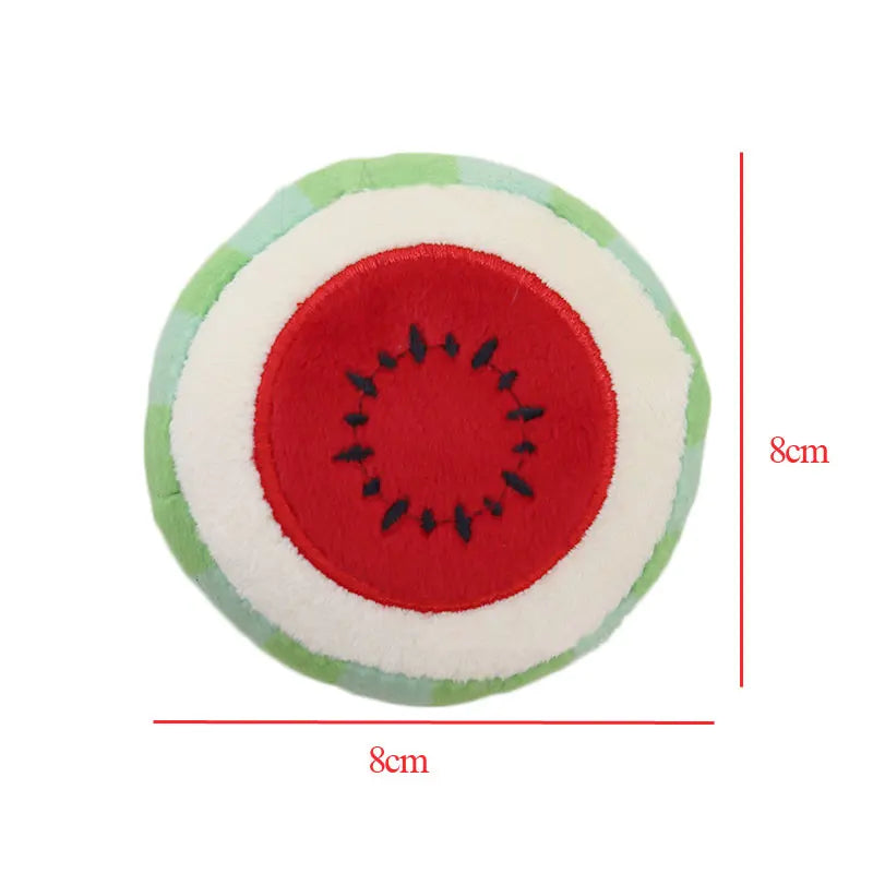 Cute Fruit Squeaky Dog Toy