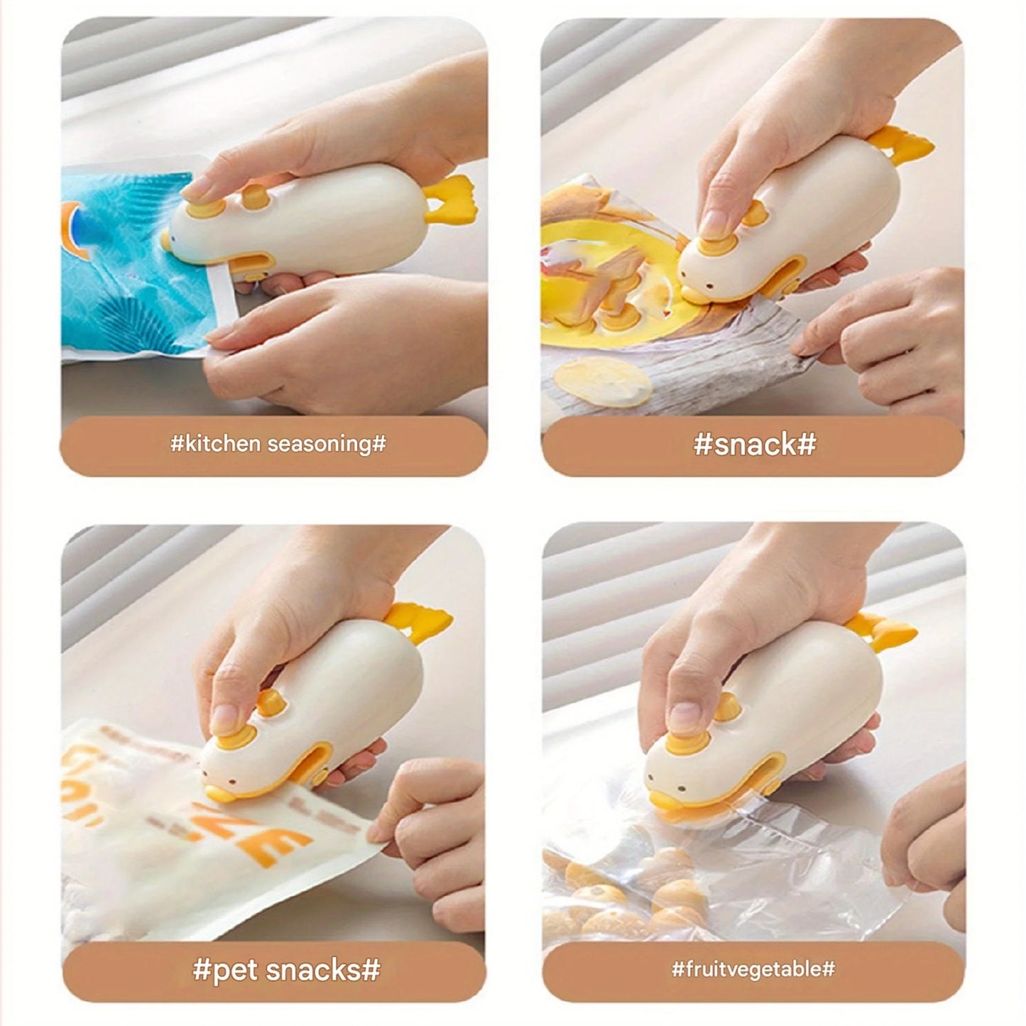 Cute Duck Vacuum Bag Sealer