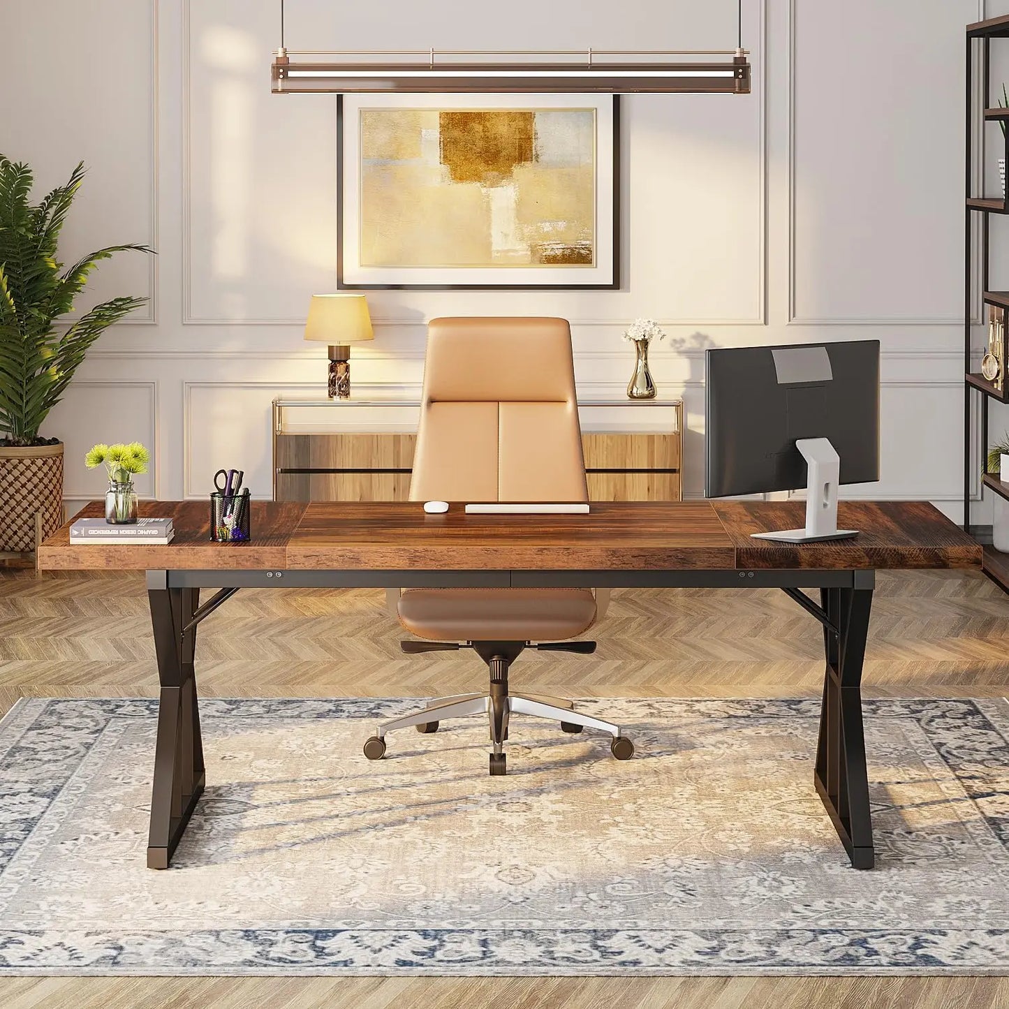 70.8-Inch Modern Executive Desk