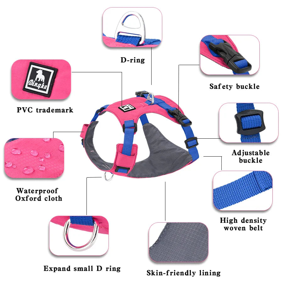 Tactical Waterproof Dog Harness Vest