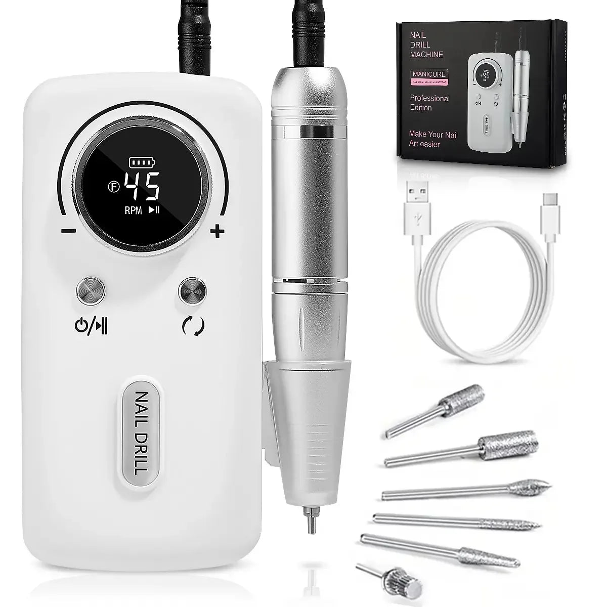 Portable Electric Nail Drill Machine