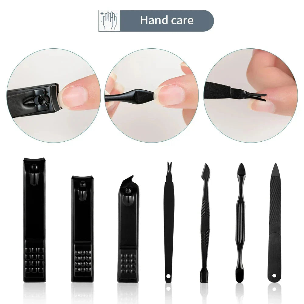 7-18pcs Stainless Steel Manicure Set