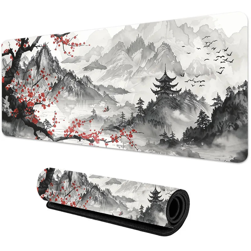 MRGLZY Sakura Scenery Gaming Mousepad