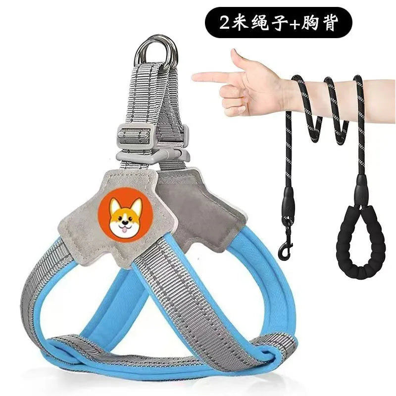 OUWO Reflective Breathable Dog Harness