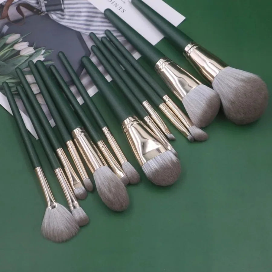 14PCS Soft Fluffy Brush Set
