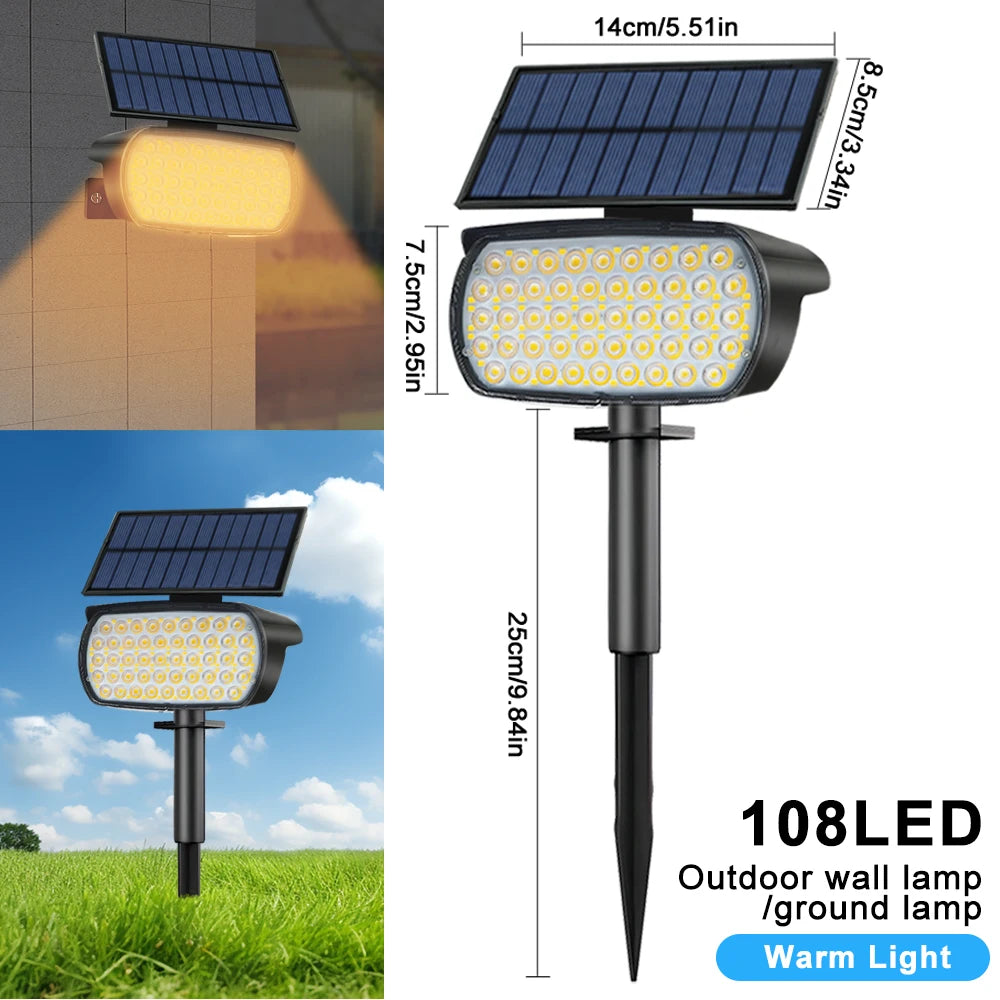 Solar LED Landscape Spotlights