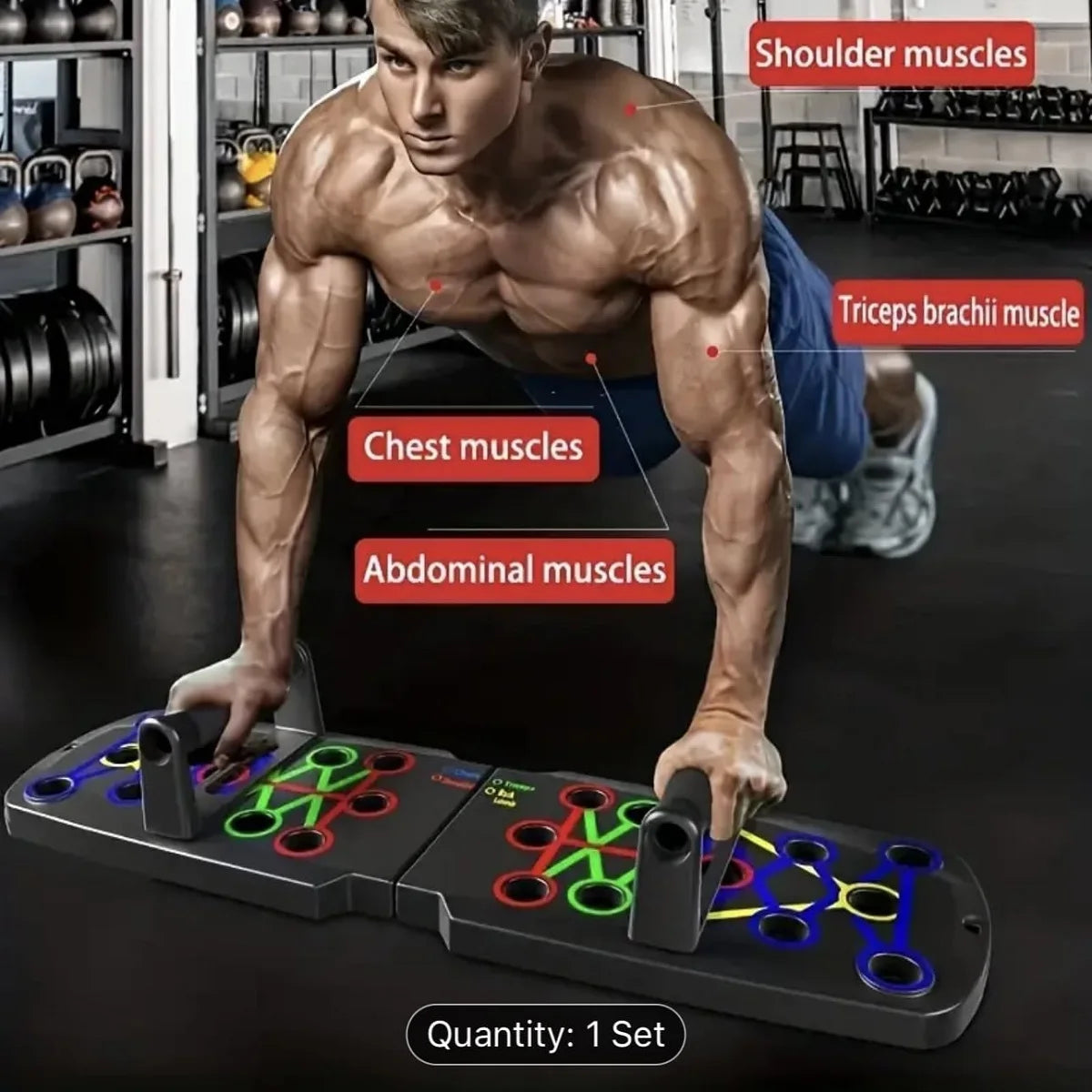 Solid Multi-Functional Push Up Board