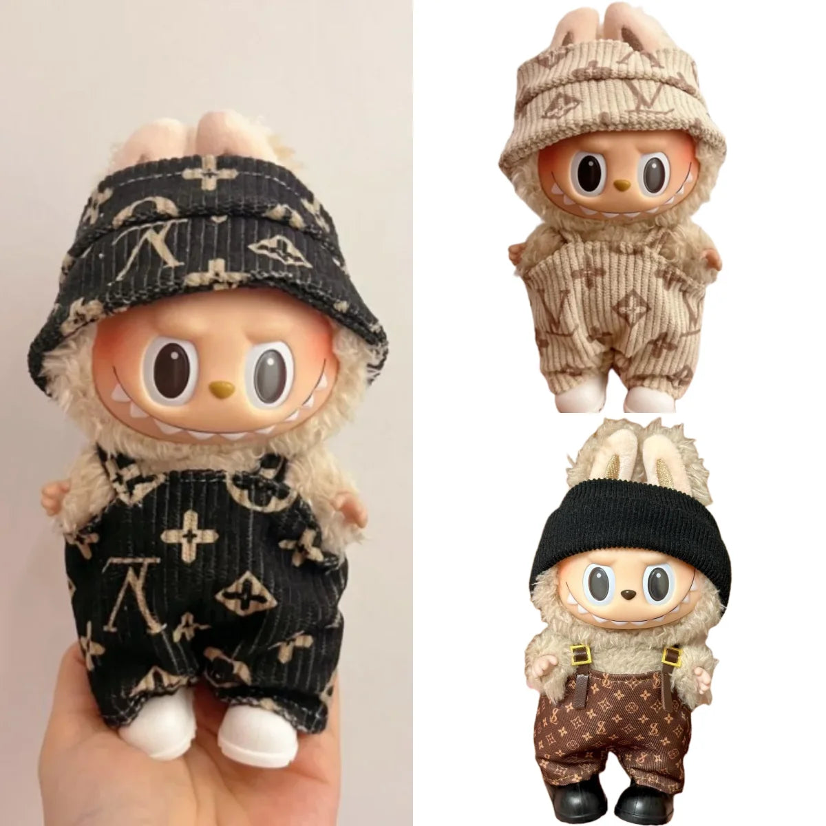 Labubu Doll Hoodies Clothes Set