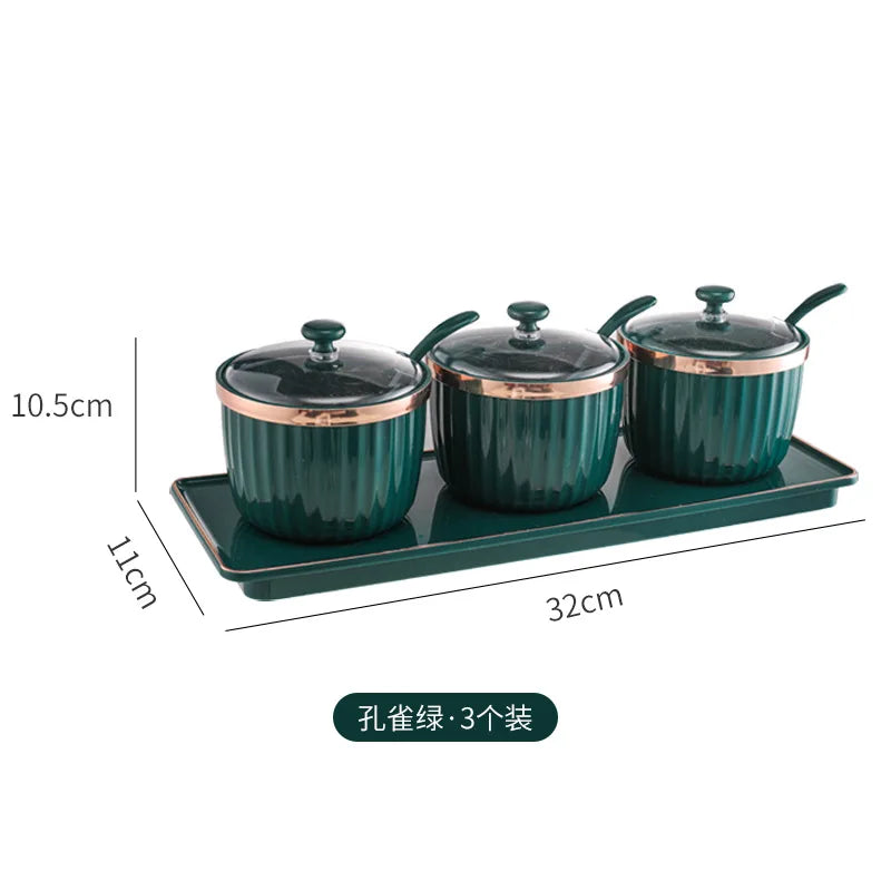 Luxury Kitchen Spice Jar Set