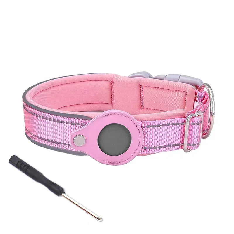 Dog Collar Waterproof Reflective Airtag