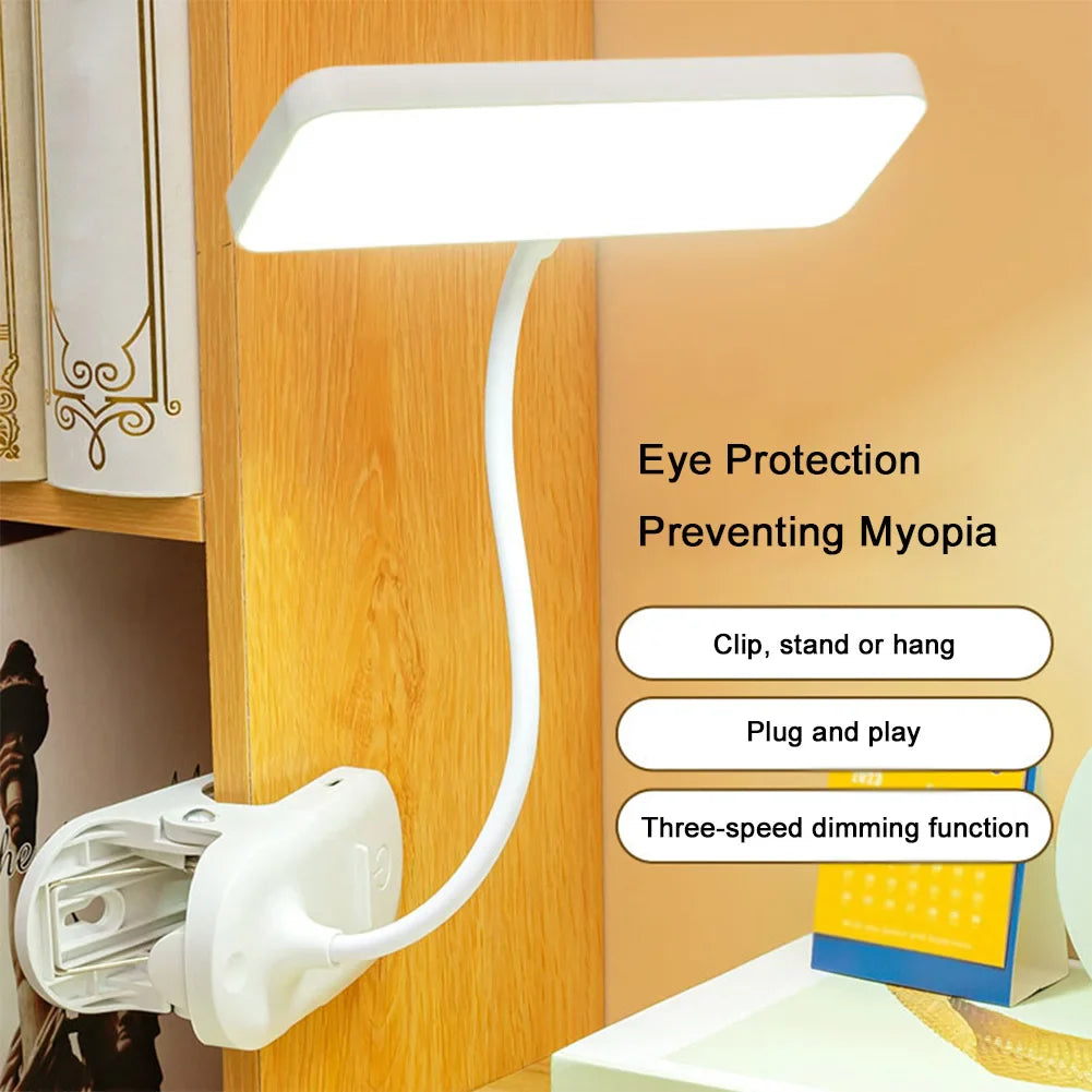 Bendable USB Clip Reading Lamp