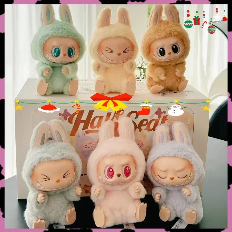 Hot Labubu Anime Figure Blind Box Have A Seat Pendant