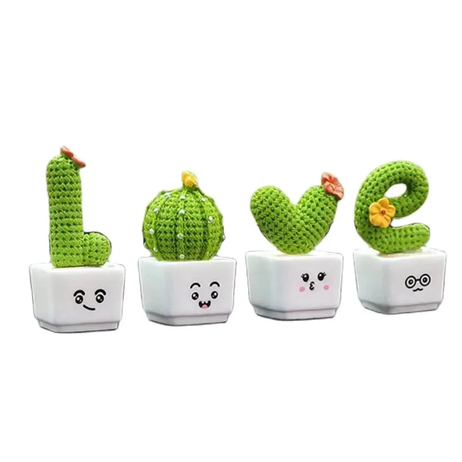Mini Artificial Succulent Plants Set