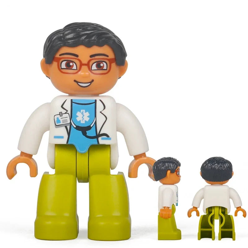 City Careers Action Figures Blocks