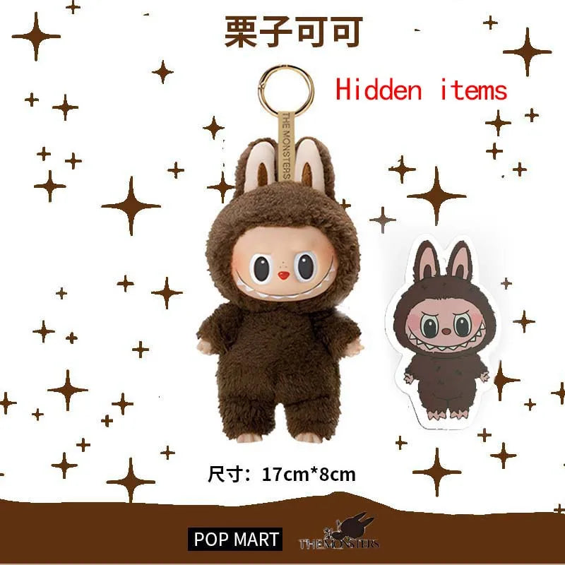 High Quality Labubu Monster Vinyl Face Keychain