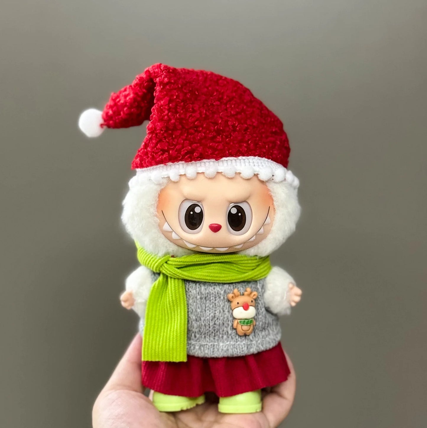 Labubu Christmas Deer Outfit Set