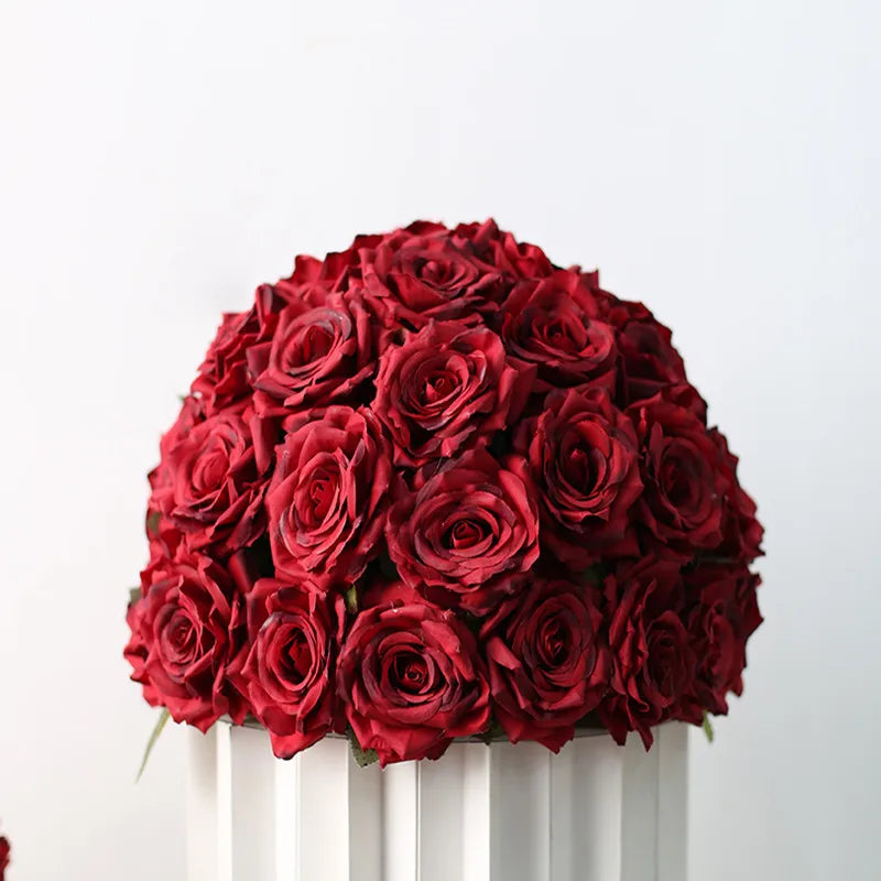 Silk Flower Ball Decoration