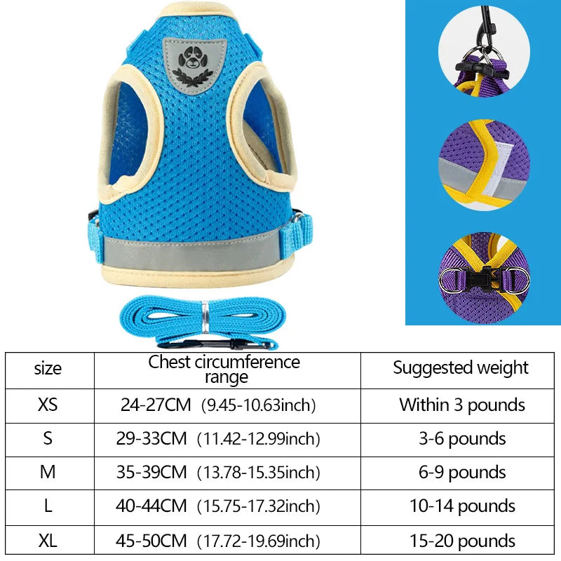 Adjustable Reflective Pet Harness
