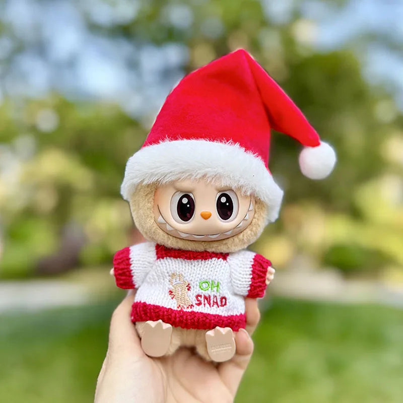 Labubu Winter Plush Outfit Set