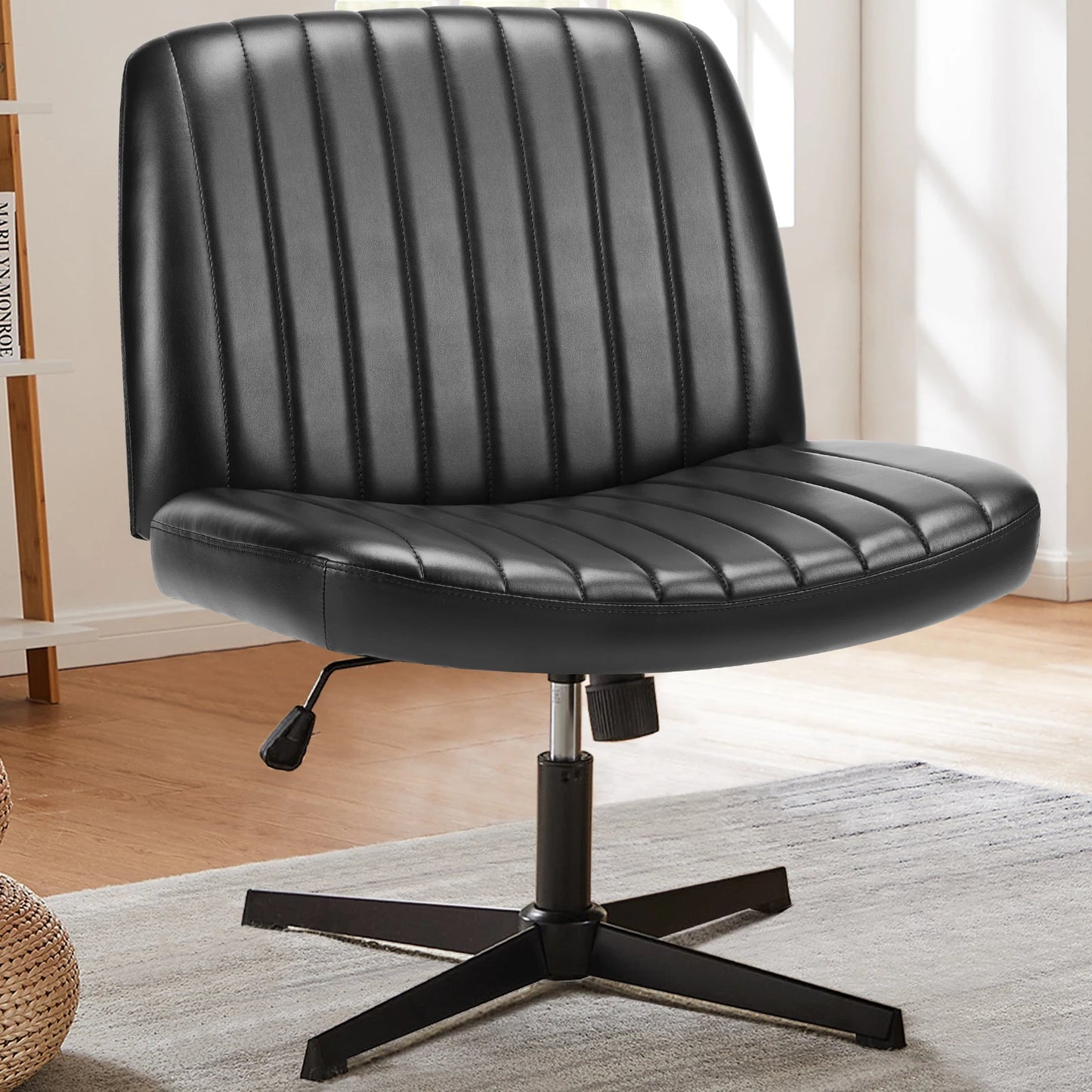 JHK Cross-Legged Rocking Office Chair