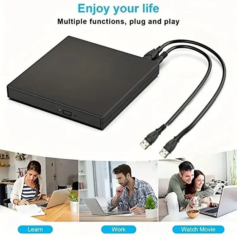 USB 2.0 External DVD Drive