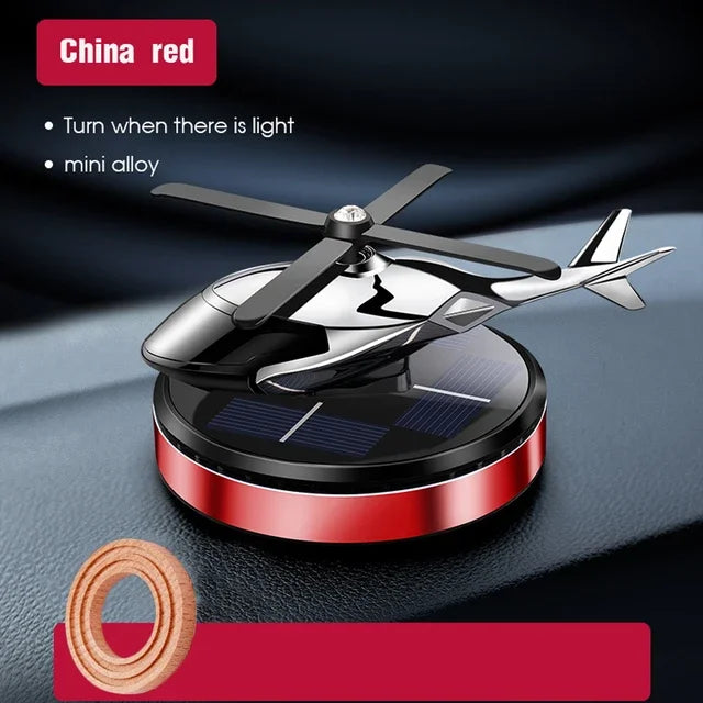 Helicopter Solar Car Air Freshener