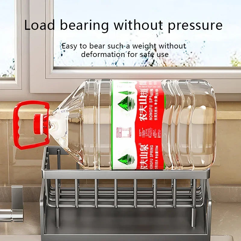 Large Capacity Kitchen Sponge Rack