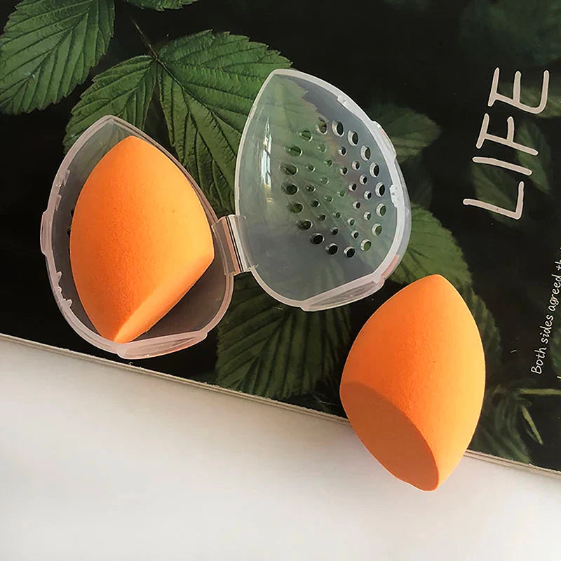Portable Makeup Sponge Holder Box