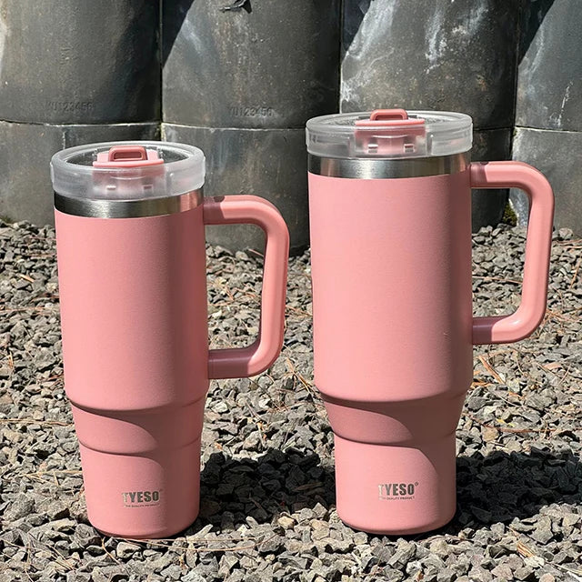Tyeso 40oz With Handle Straw Tumbler