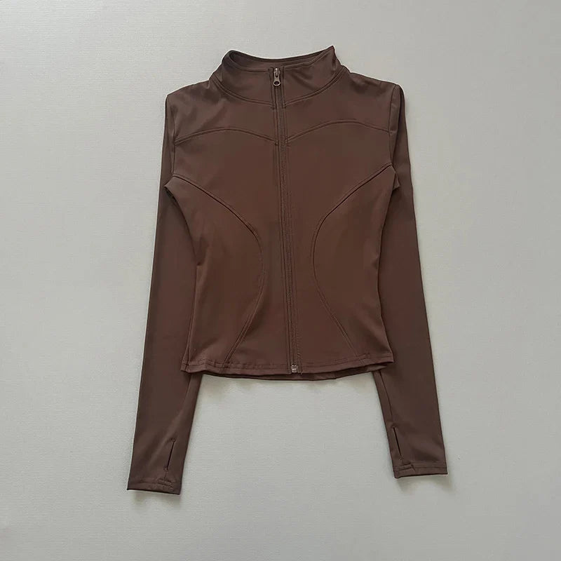 Women’s Slimming Workout Zip Jacket