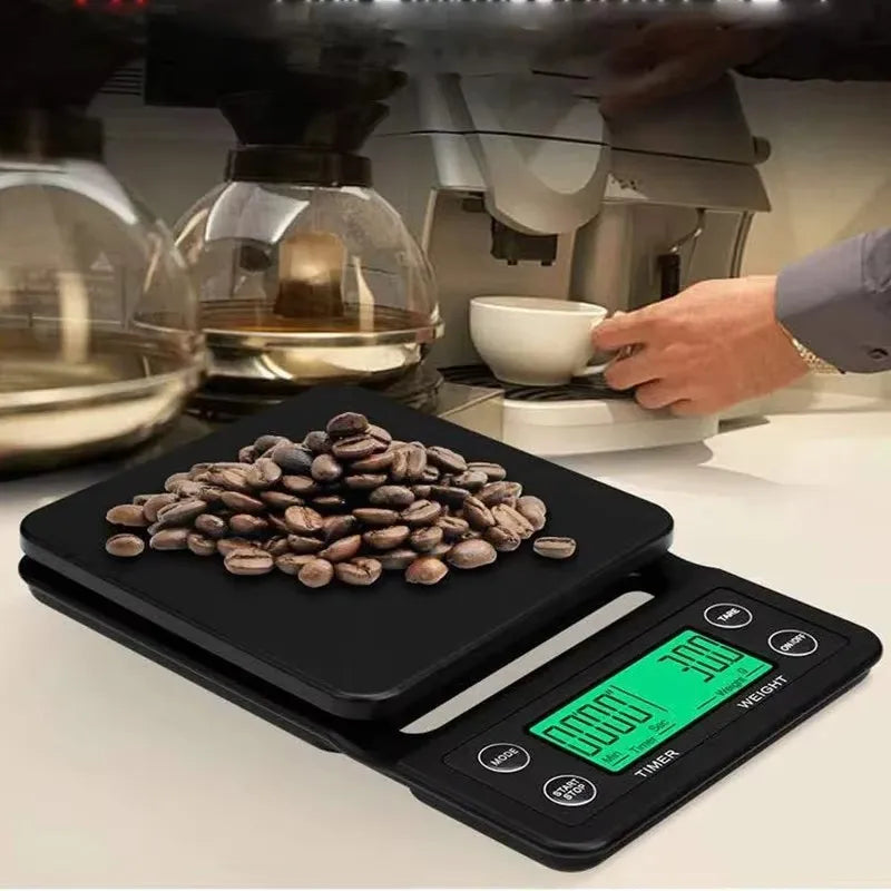 LCD Digital Coffee Scale with Timer