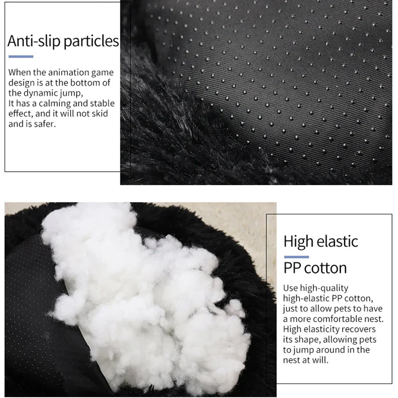 Super Soft Plush Donut Bed