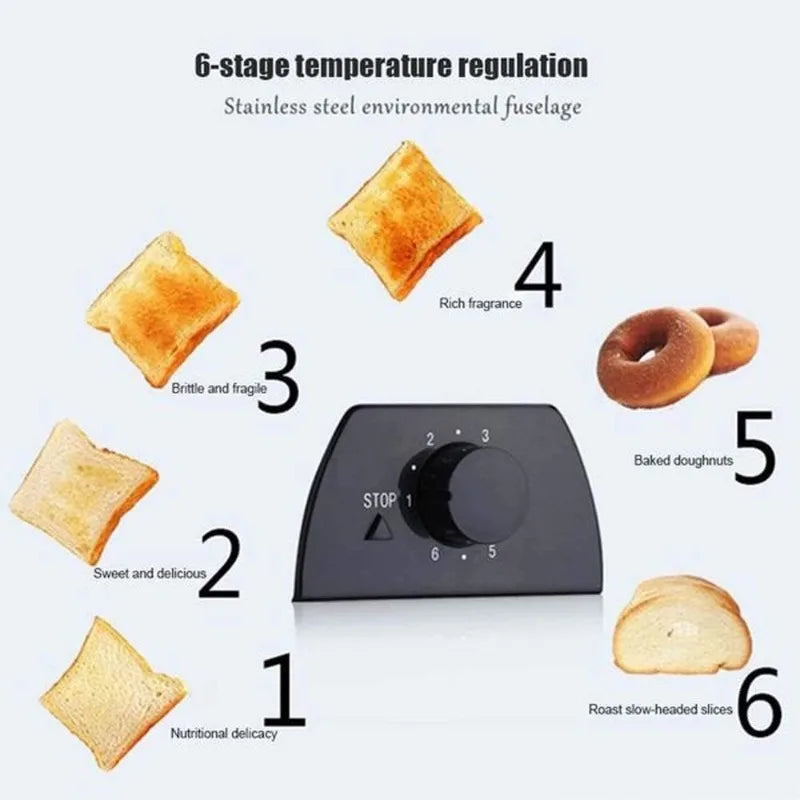DUTRIEUX 2-Slice Stainless Steel Toaster