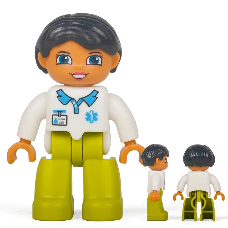 City Careers Action Figures Blocks