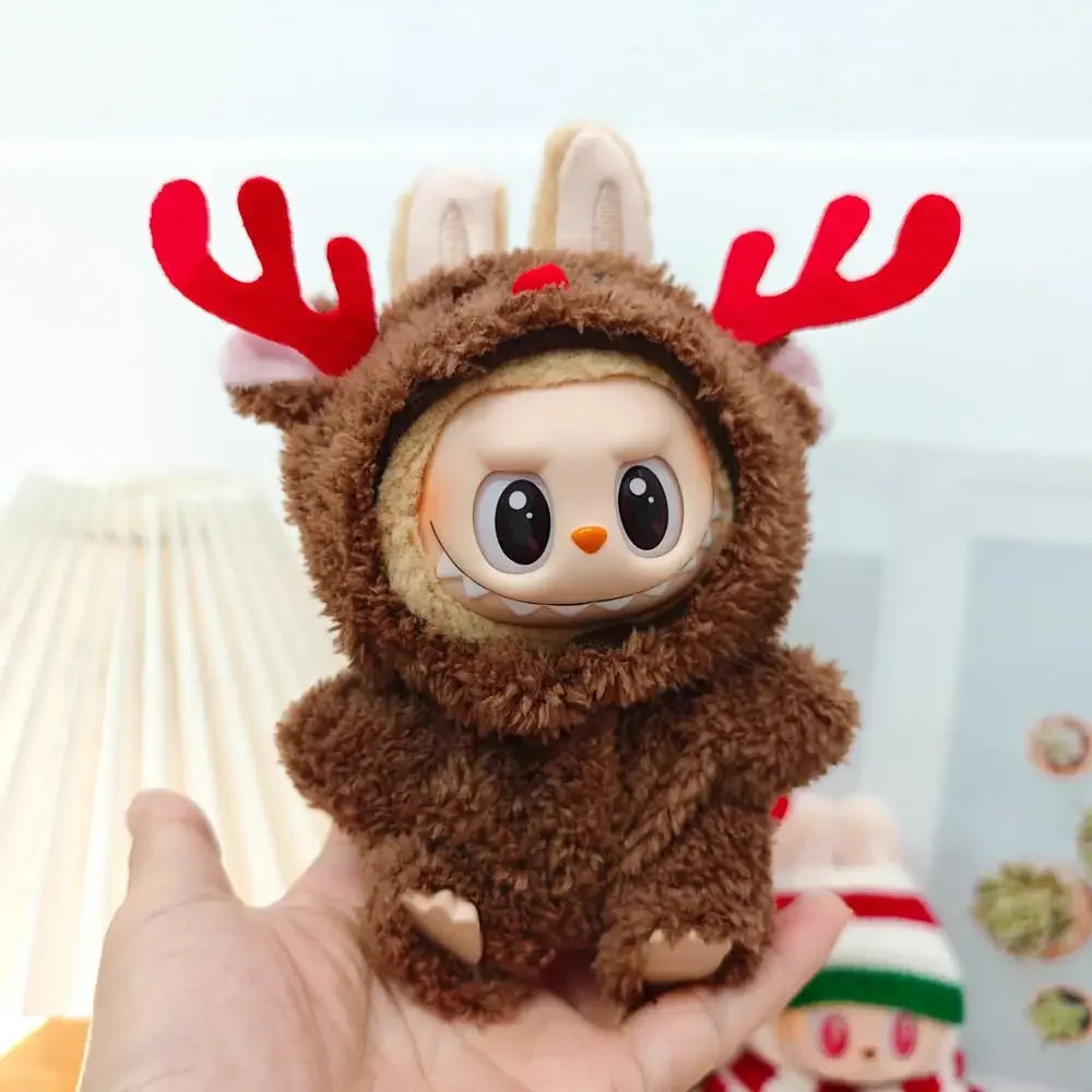 Labubu Plush Christmas Outfit Set
