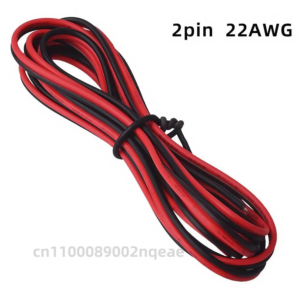 2Pin Red Black Electrical Wire