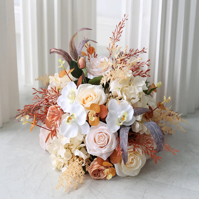 Silk Flower Ball Decoration