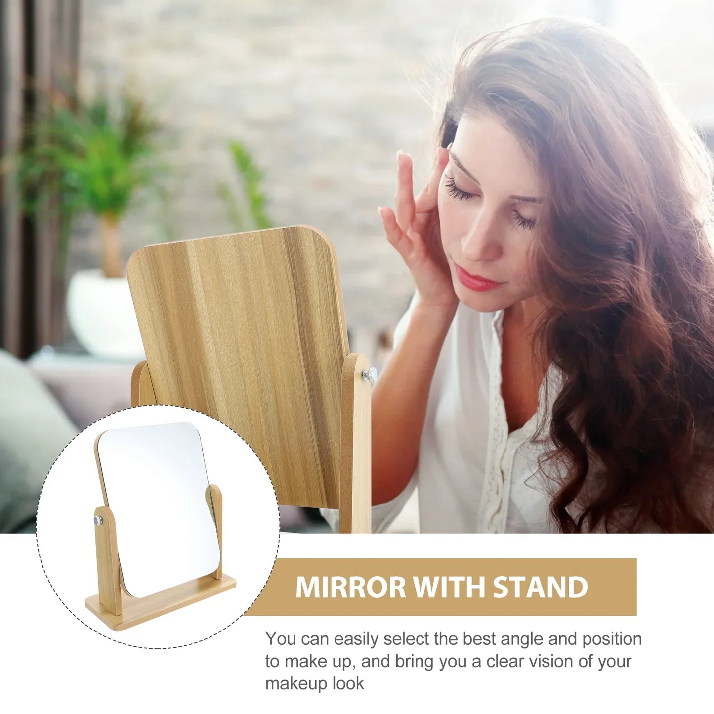 Swivel Desktop Vanity Makeup Mirror